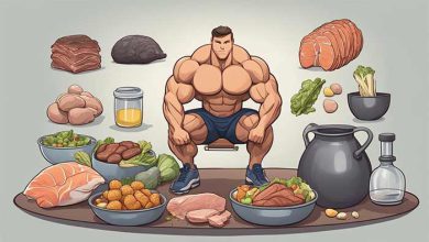 برنامه غذایی بدنسازی برای افزایش حجم
